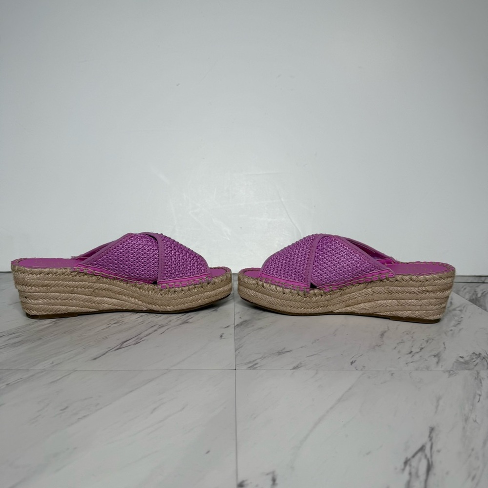 Franco Sarto Pamala Espadrille Platform Wedge Sandal 7M - Picture 5 of 14